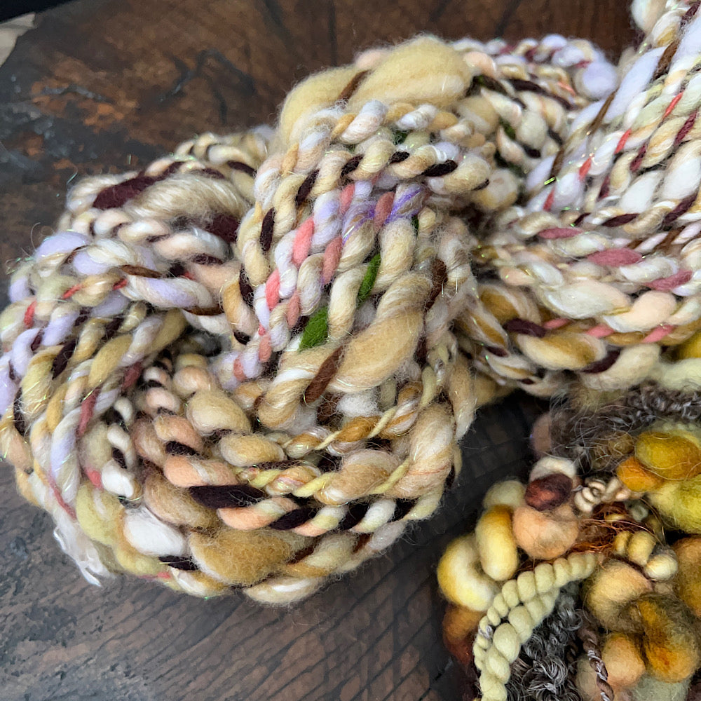 Art yarn duo for weaving 4.7 oz