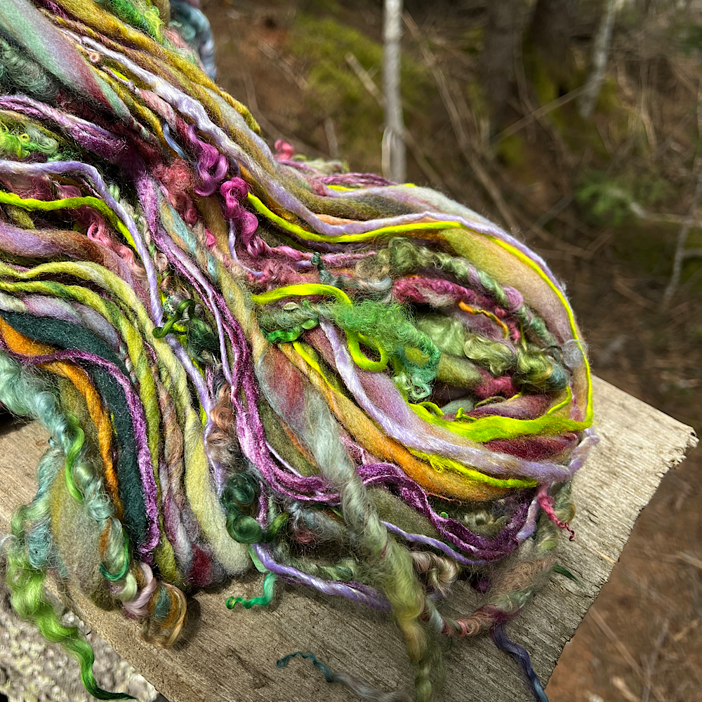 Woodland - single art yarn