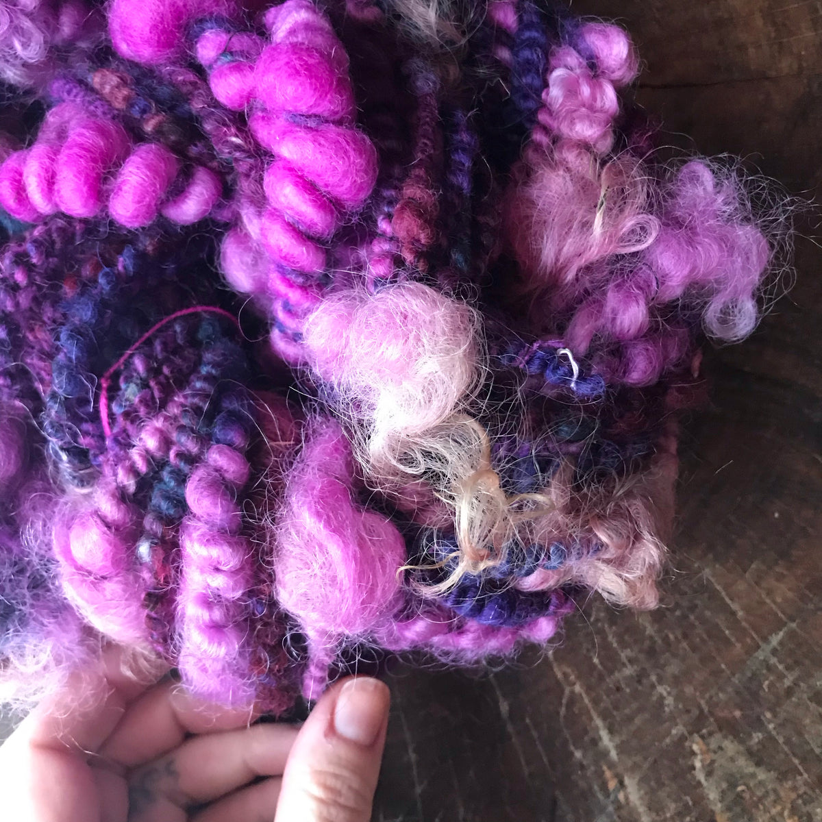 Purple art yarn 100g 20y - Mynoush