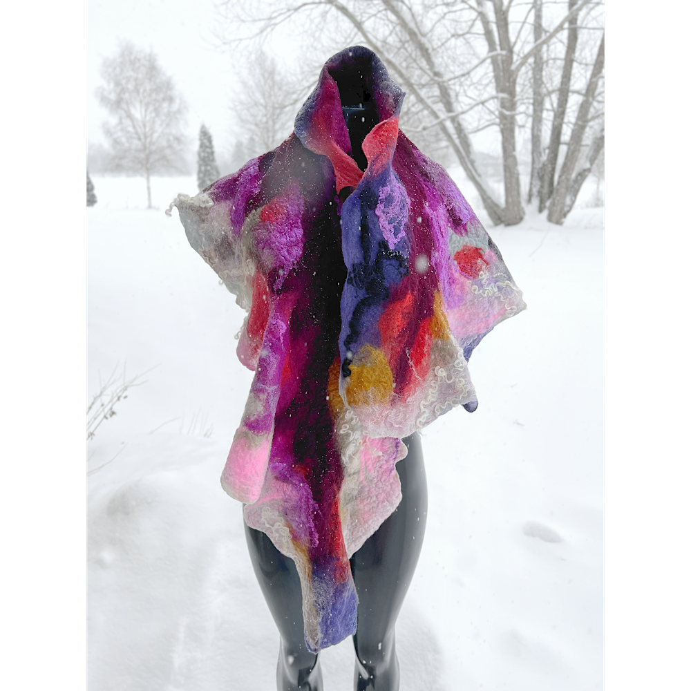 Felted scarf 2023