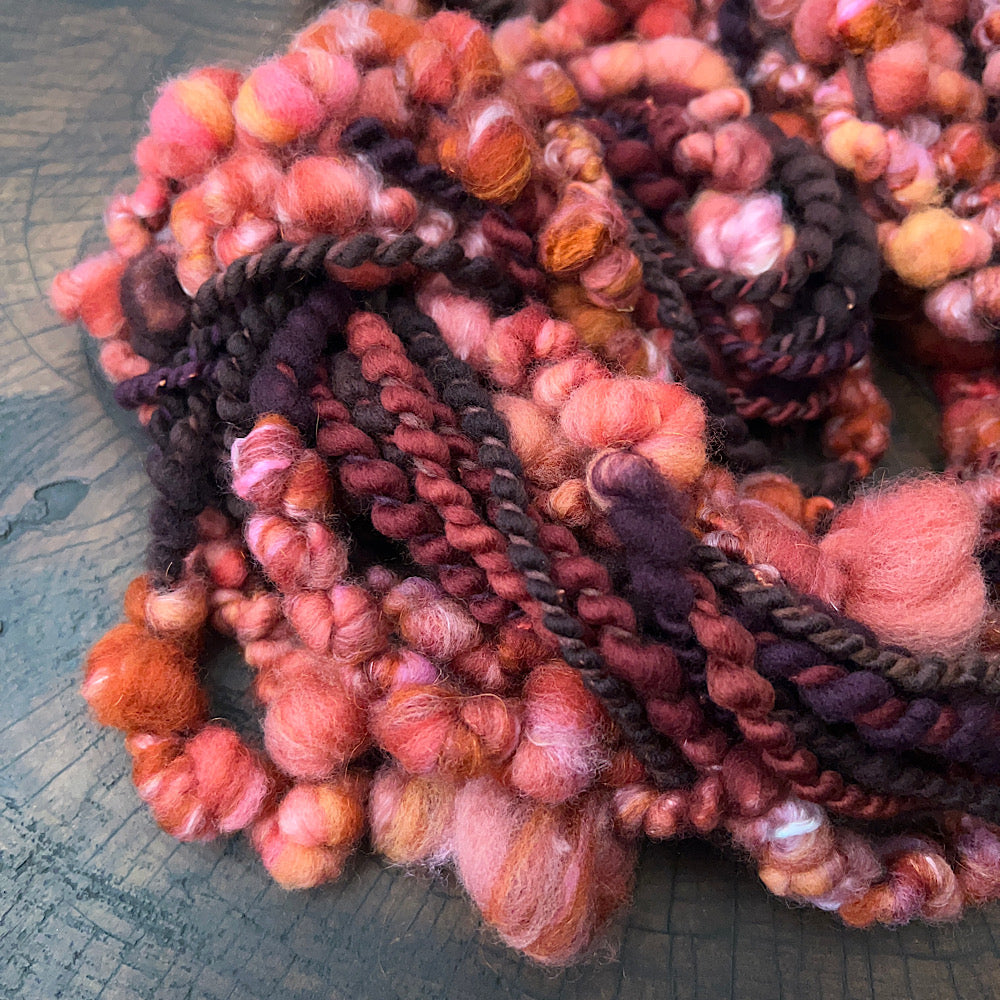 Art yarn for weaving