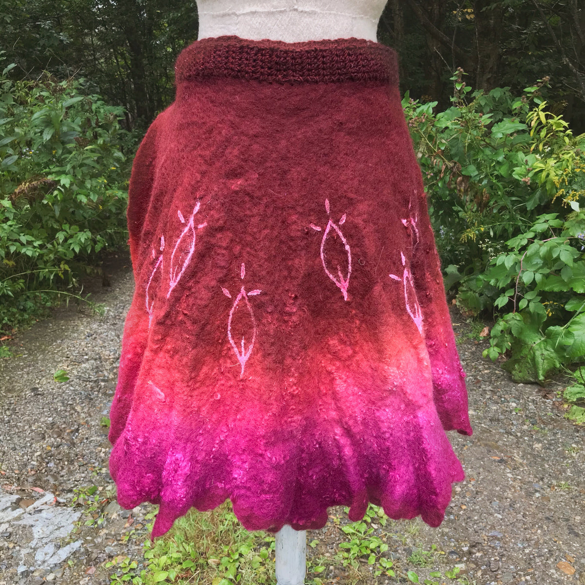 Felted wrap skirt | Jupe en feutre - Mynoush