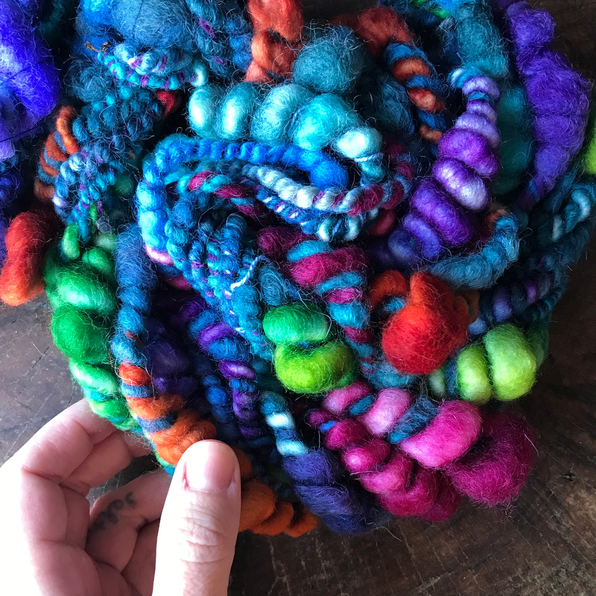 Blue duo art yarn 100g - Mynoush