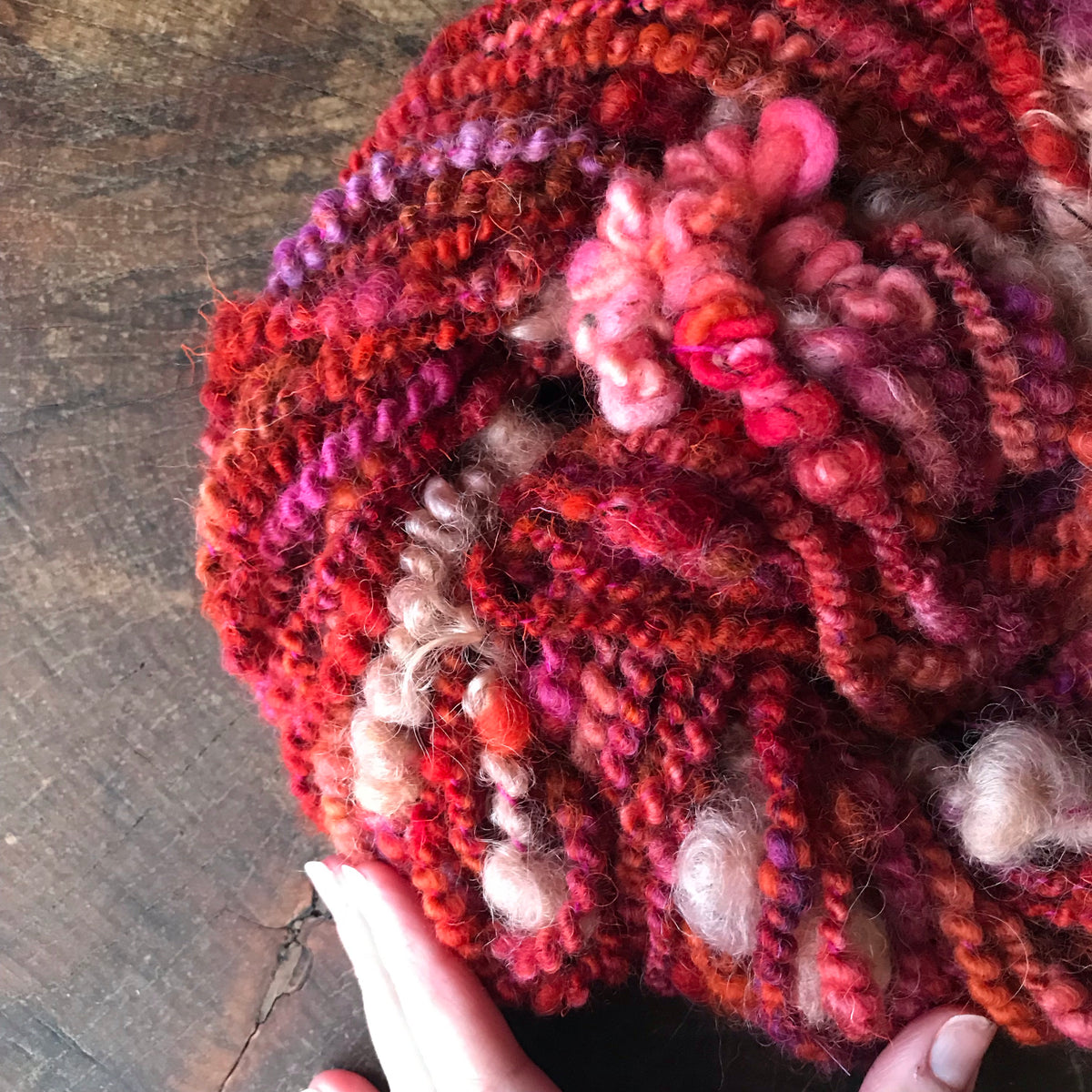 Orange art yarn 100g 29y - Mynoush