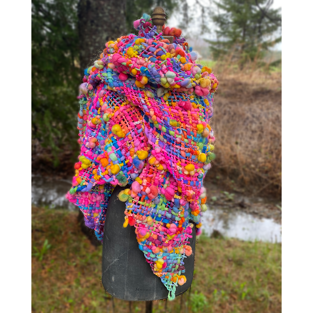 Over the Rainbow shawl 2