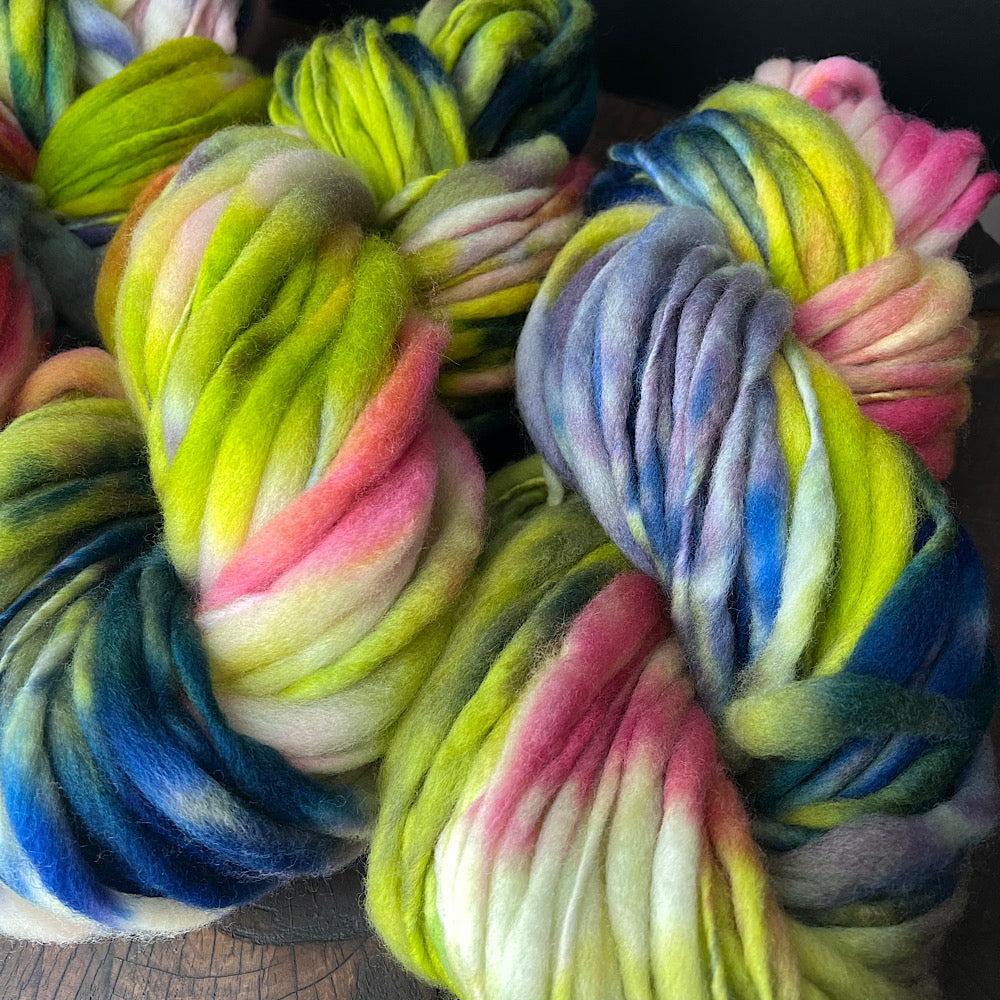 Fluffy yarn set of 3 skeins