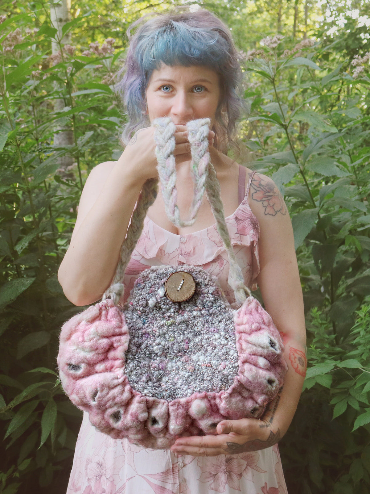 Felted handbag prototype - Mynoush