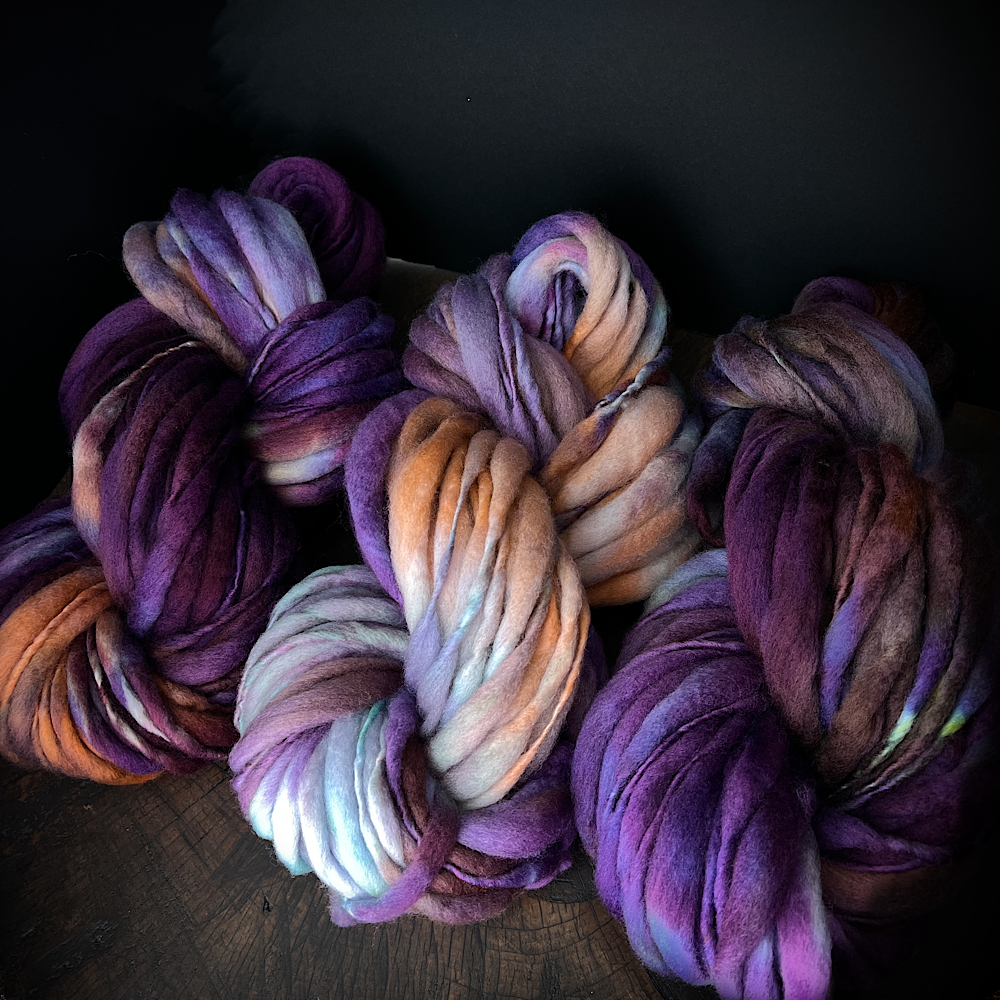 Fluffy yarn set of 3 skeins