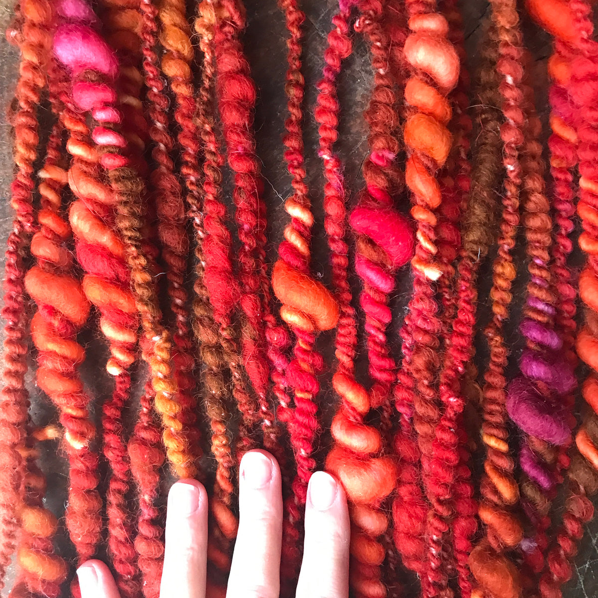 Orange art yarn 100g - Mynoush