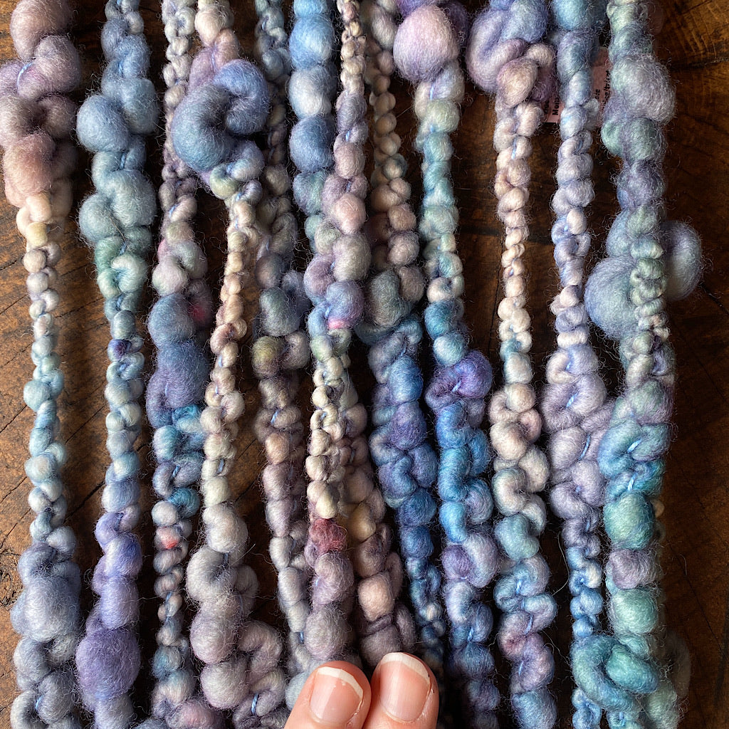 Night blue art yarn Celine