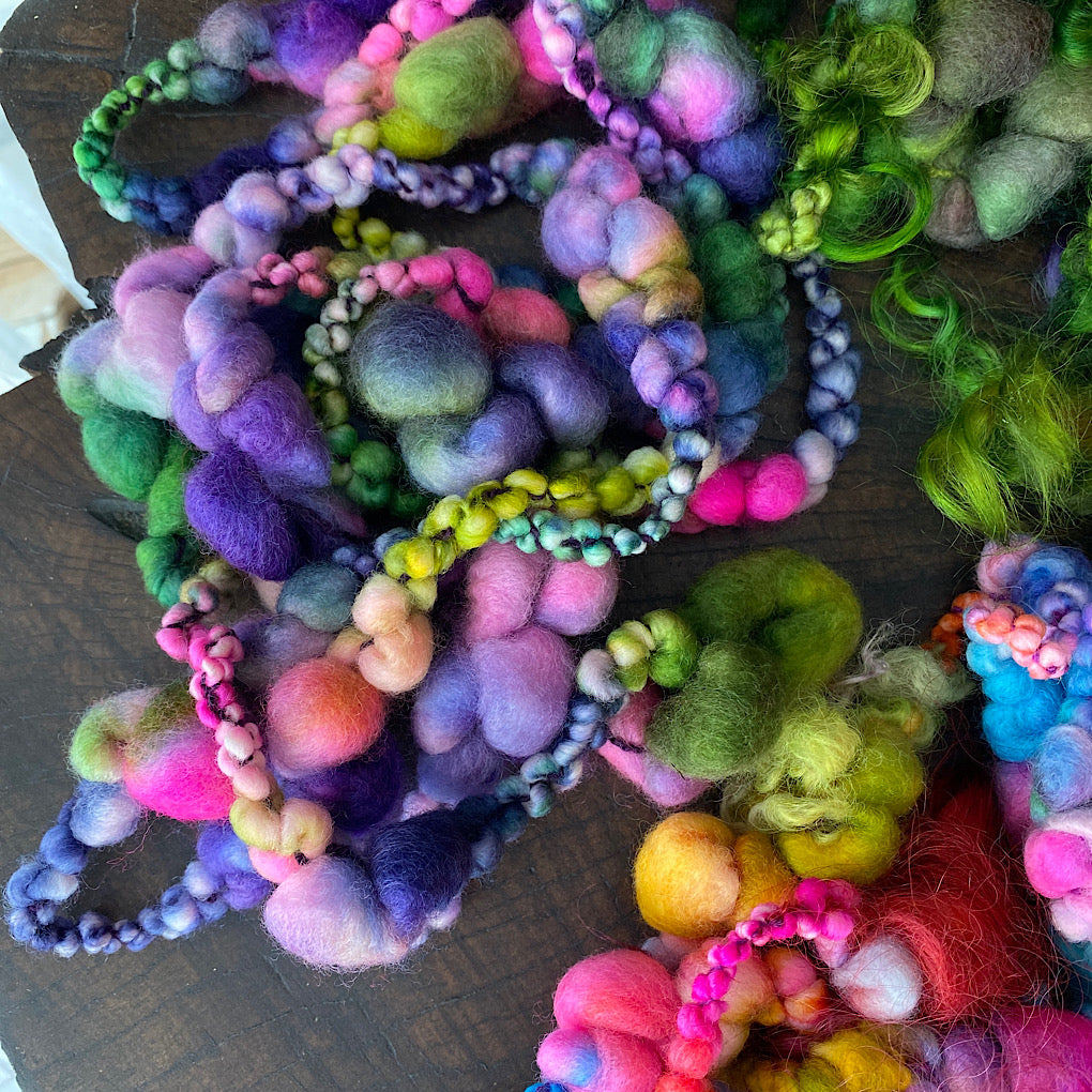 Large Set of art yarn- weaving kit