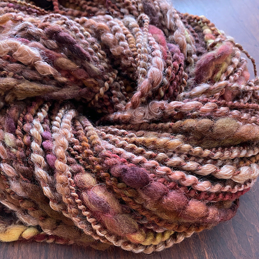 Chocolat - Merino tencel knitting art yarn