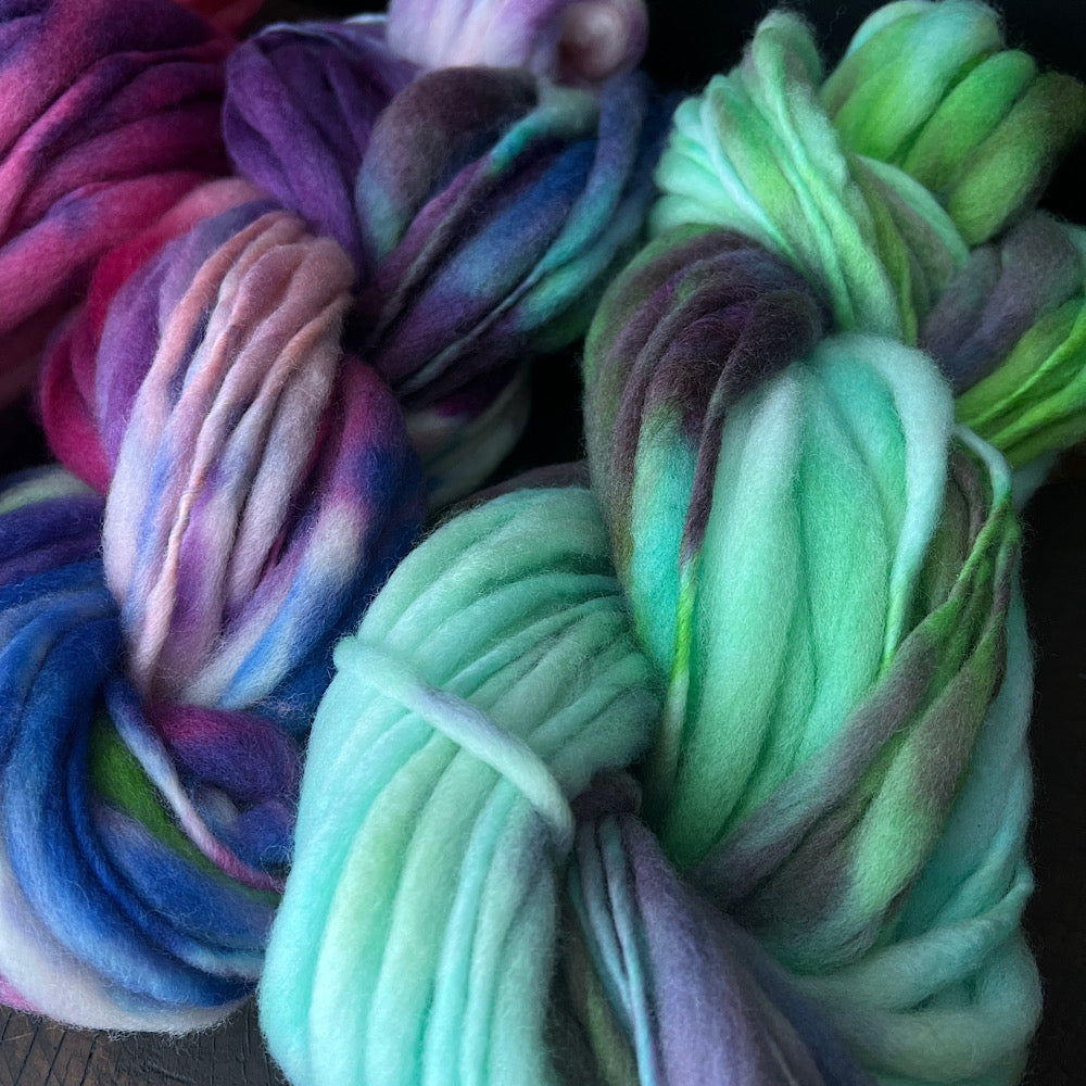 Fluffy yarn set of 3 skeins