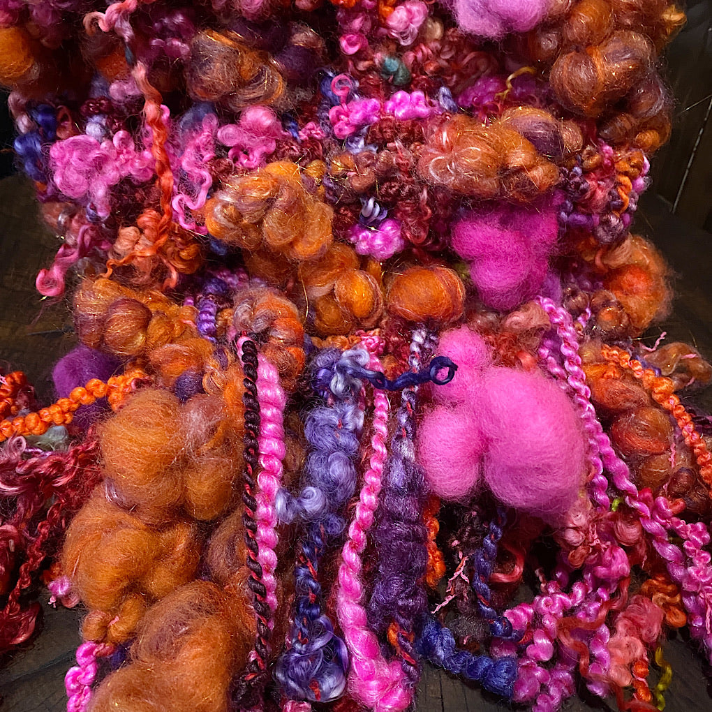 The Fiery Rose Scarf