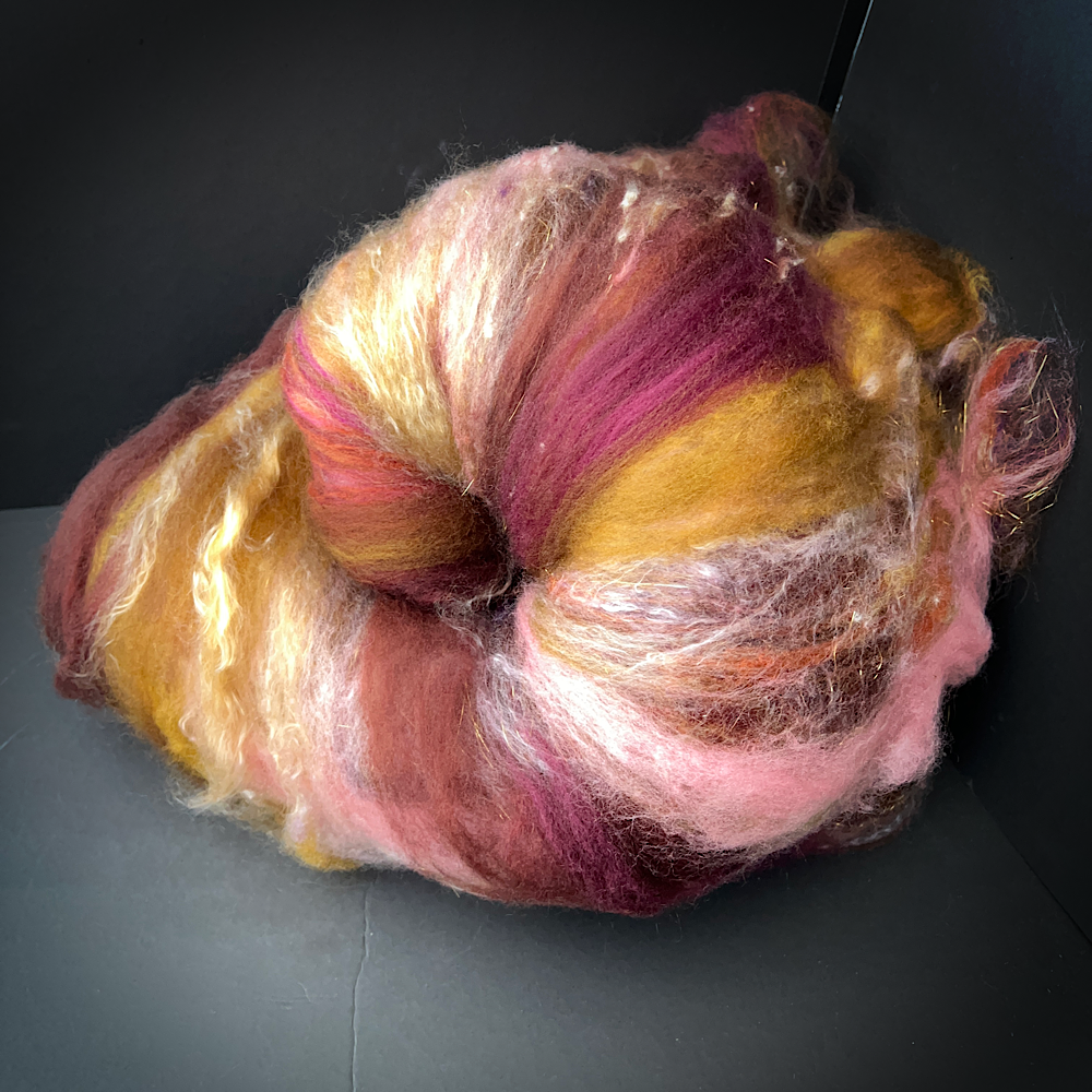 Batt for spinning yarn