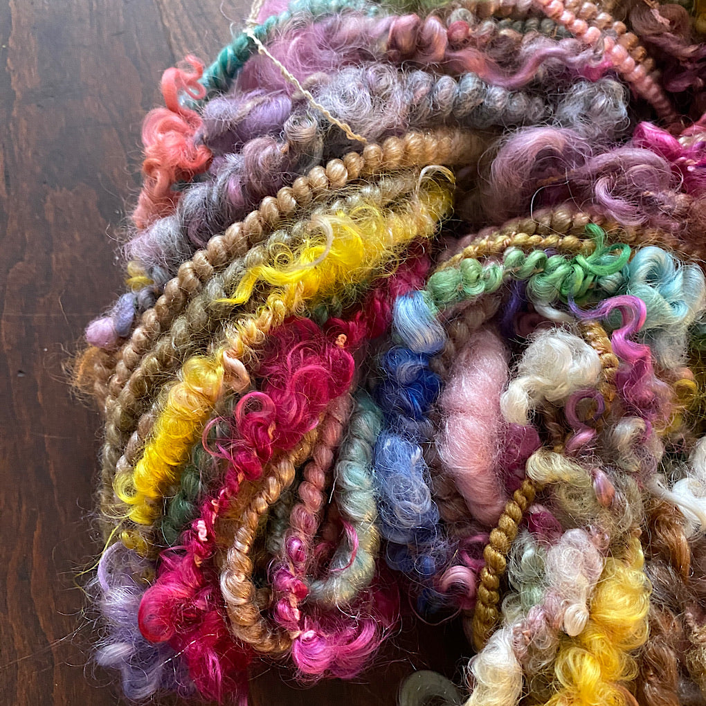 Golden Bloom art yarn