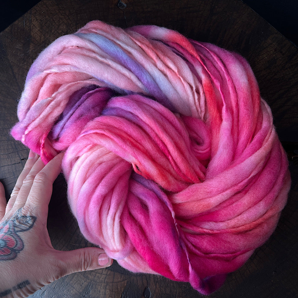 Fluffy yarn set of 3 skeins