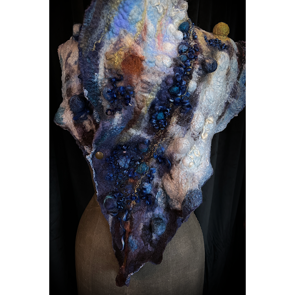 2022 Landscape serie  - felted scarf