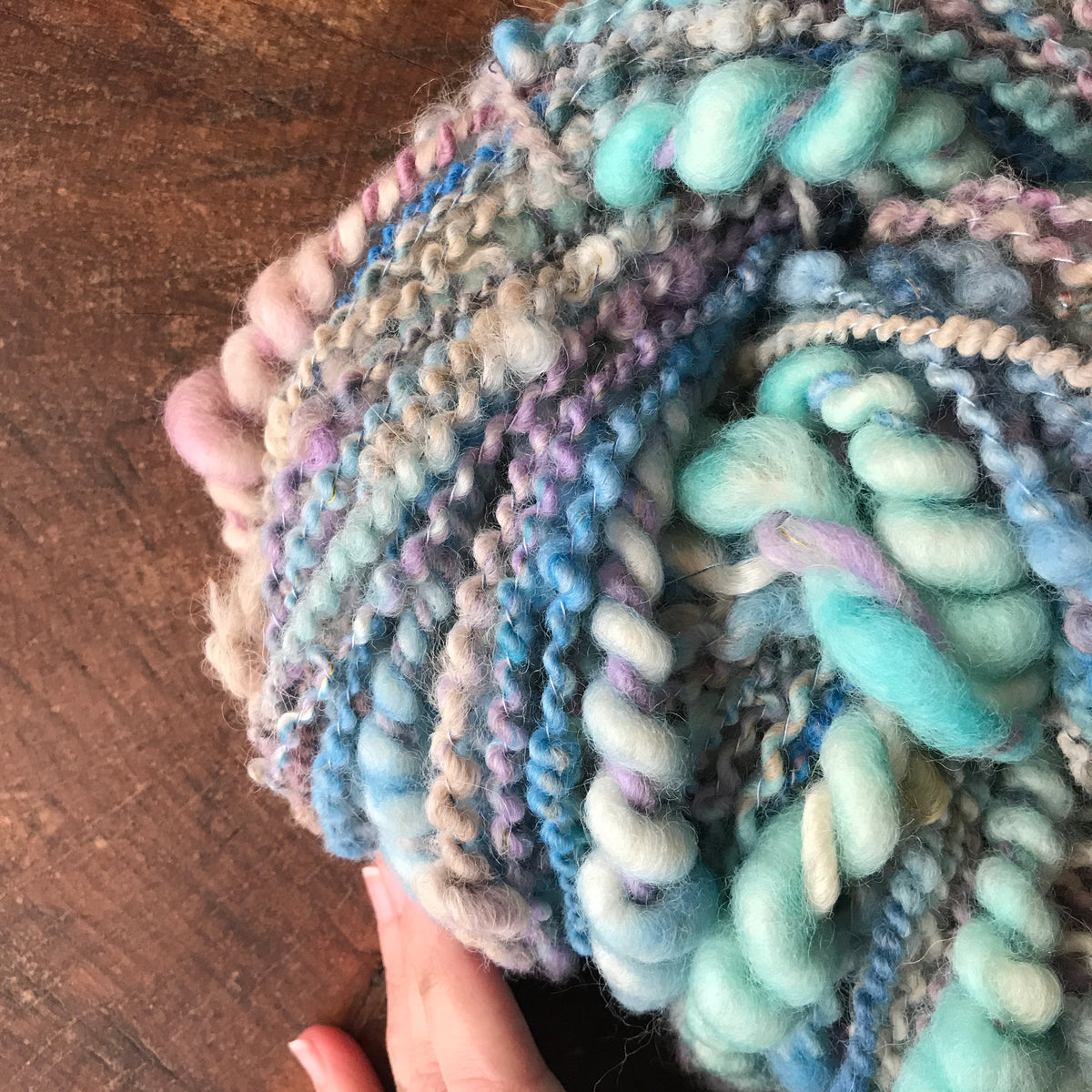 Pastel Blue art yarn 100g - Mynoush