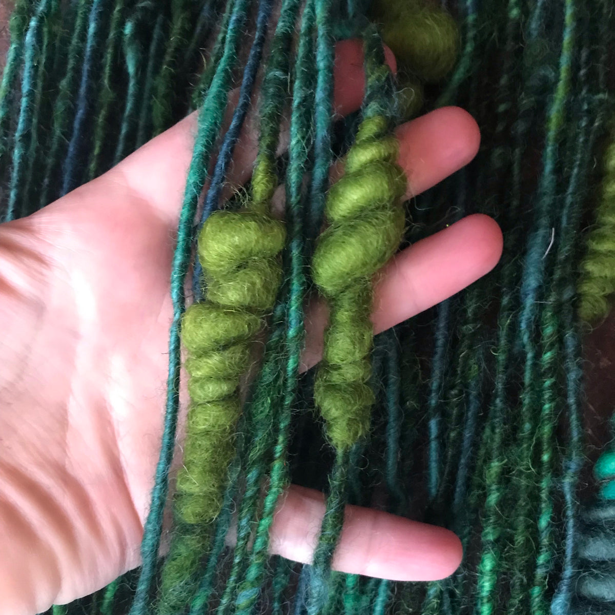 Green  art yarn yarn 70g - Mynoush