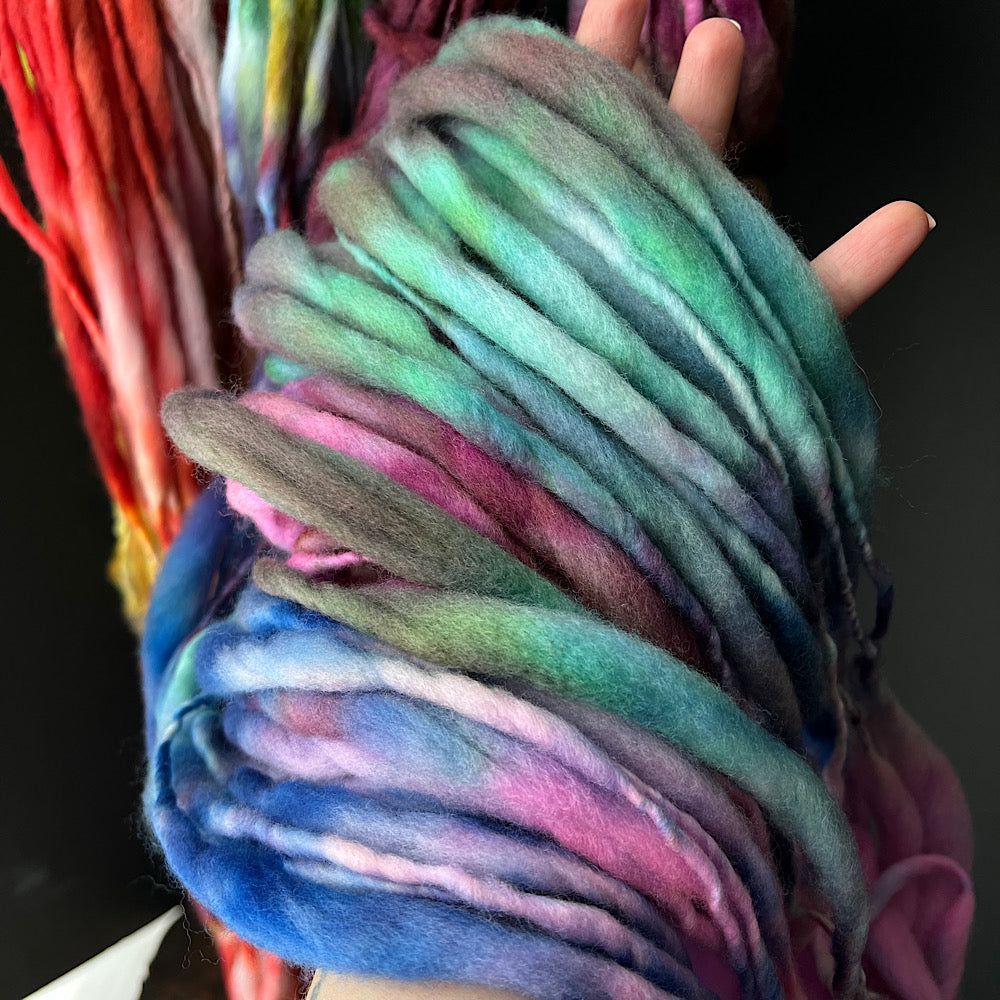 Fluffy yarn set of 3 skeins