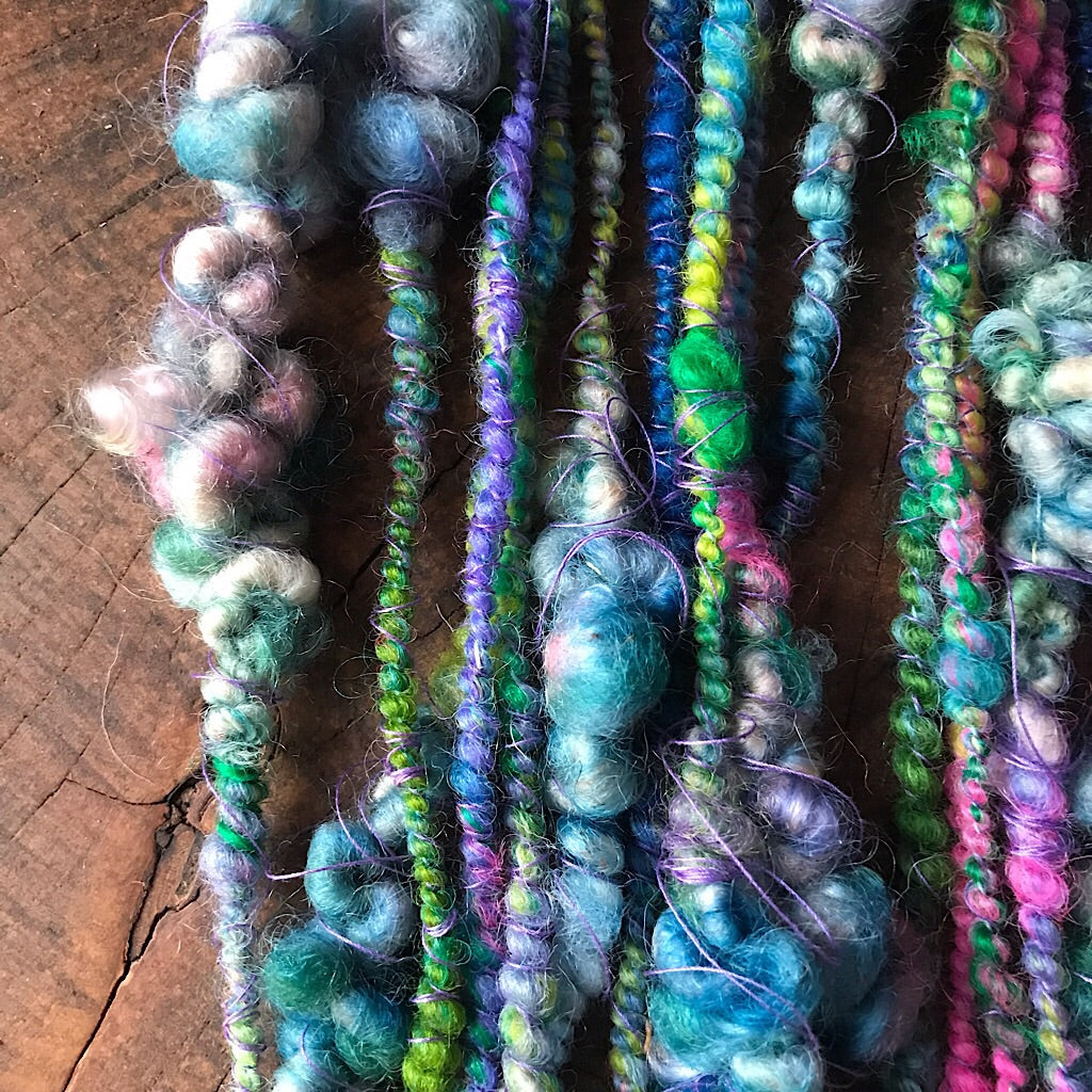 Blue garden Art yarn