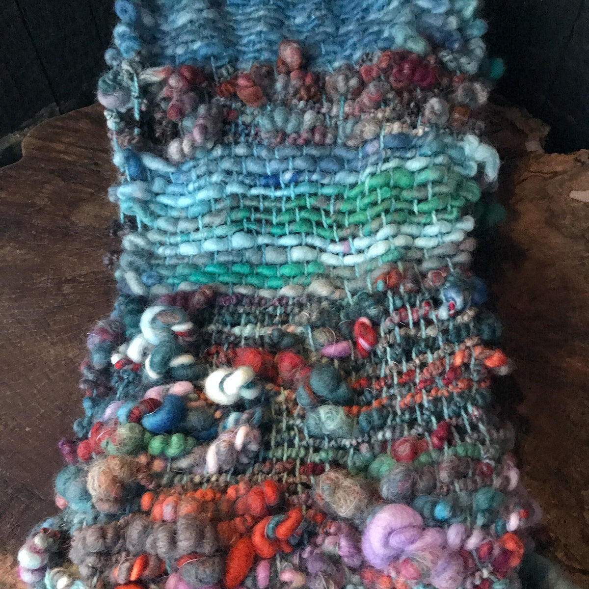 Blue scarf Foulard bleu - Mynoush