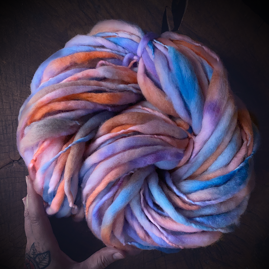 Coucher de soleil merino yarn
