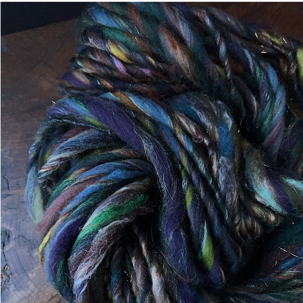 Hand spun yarn single