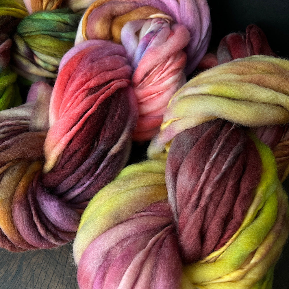 Fluffy yarn set of 3 skeins