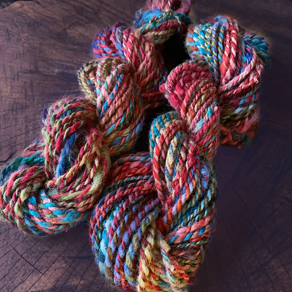 Hand spun alpaca yarn 2