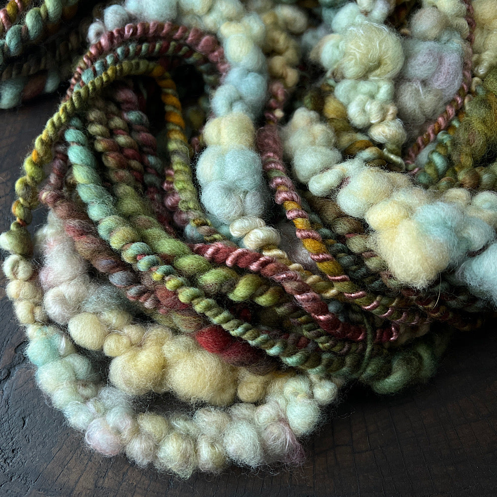 Woodland moss art yarn