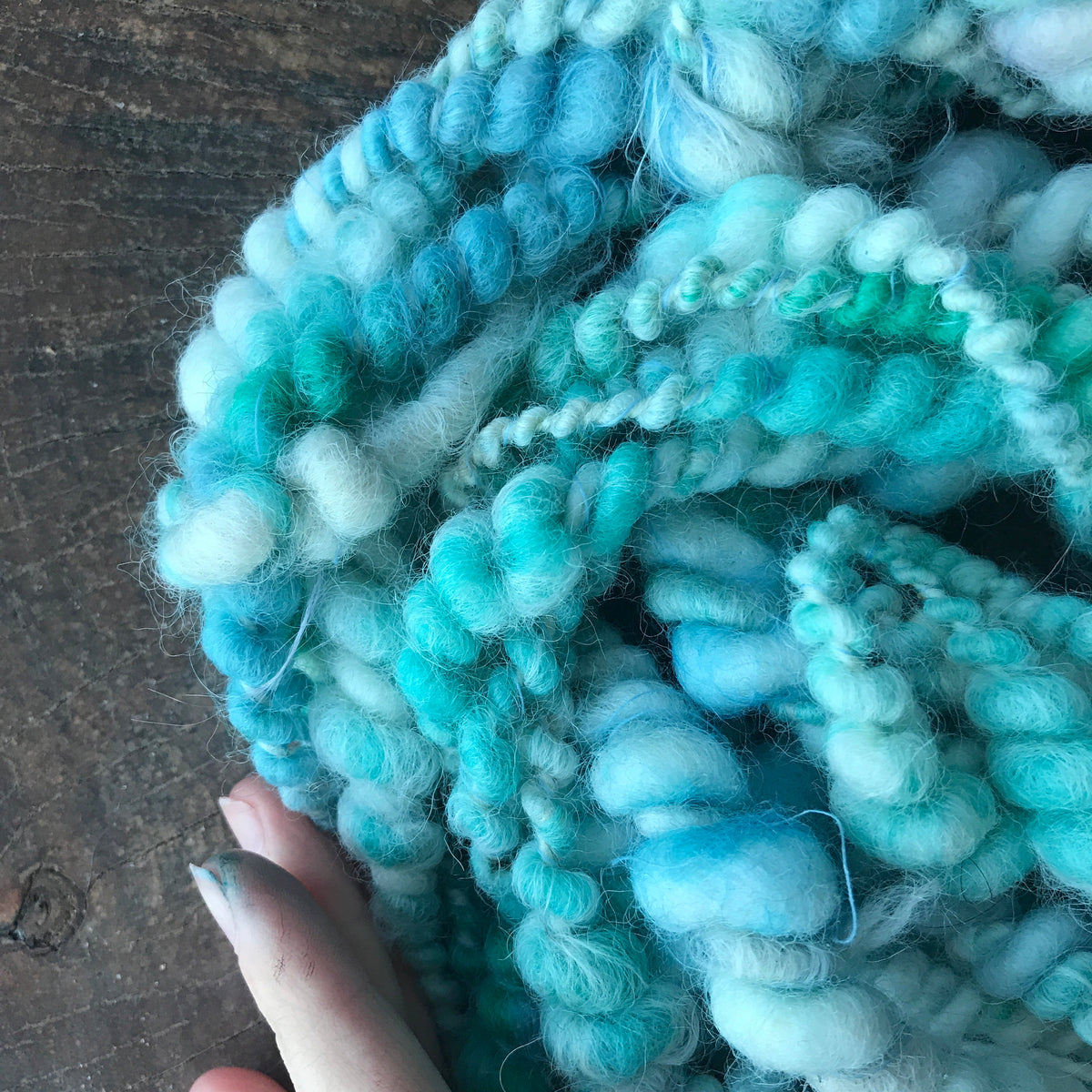 Blue  art yarn 45g - Mynoush