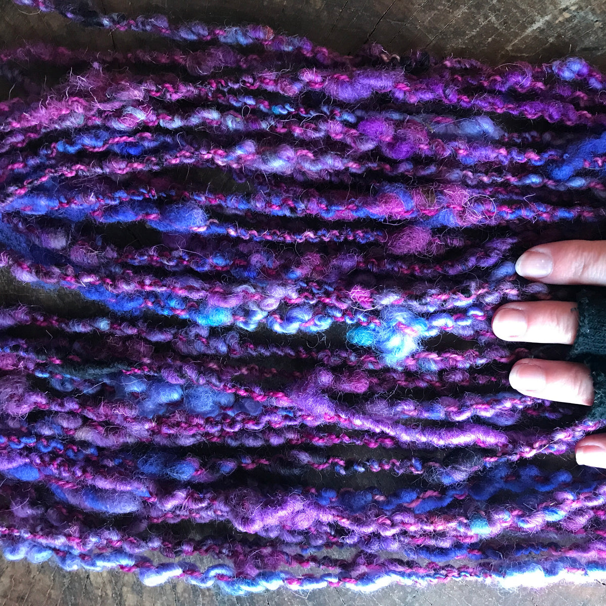 Purple art yarn 100g 29y - Mynoush