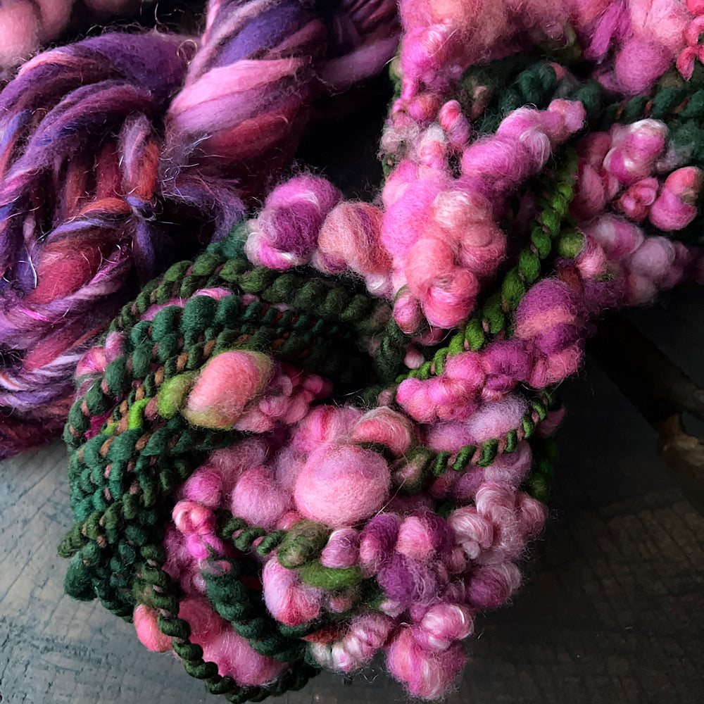 Art yarn trio for weaving 5.7 oz