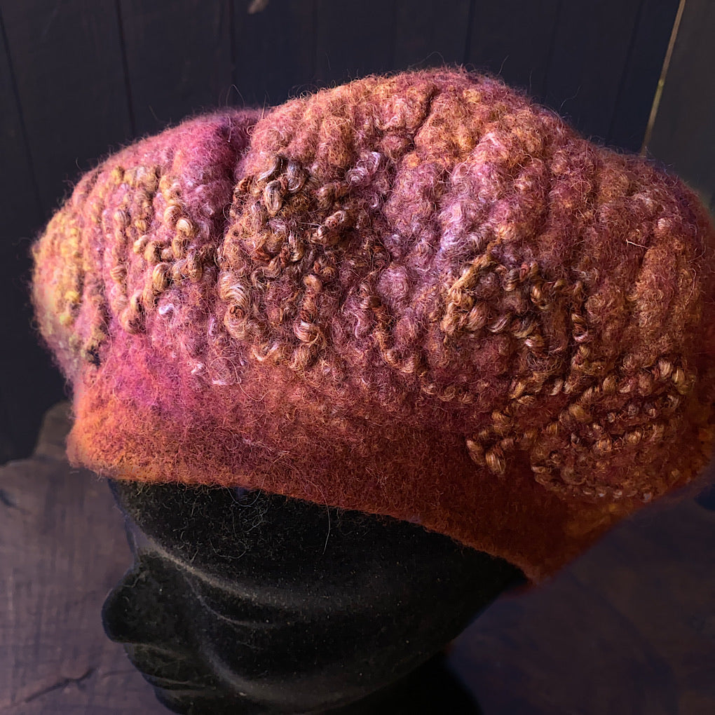 Felted beret