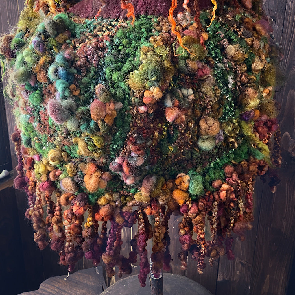 Woodland felted collar