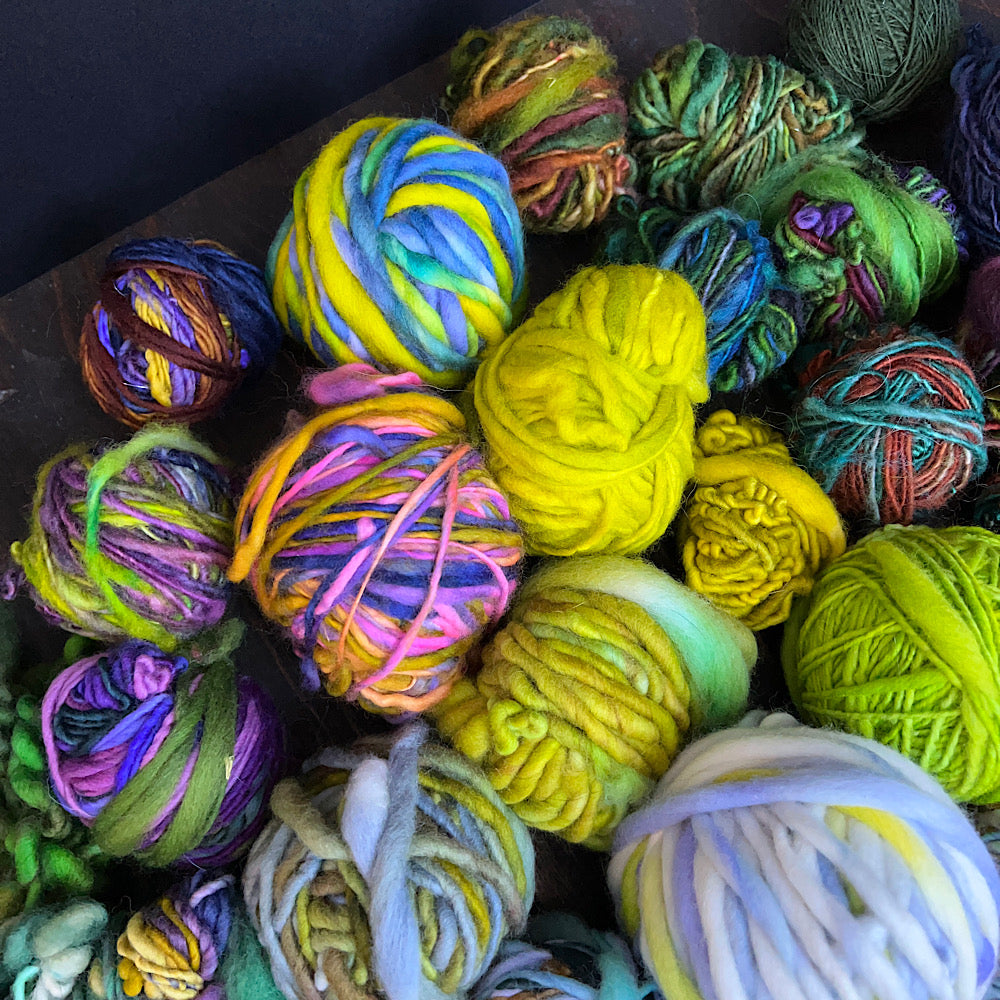 1 kg of hand spun singles