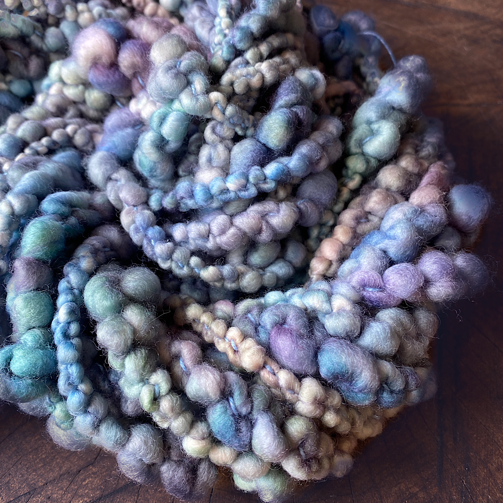 Night blue art yarn Celine