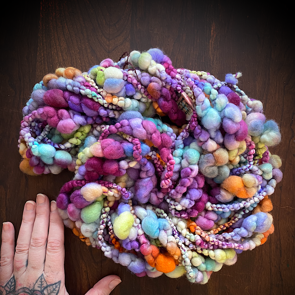 Velvet Violette Jumbo boucle