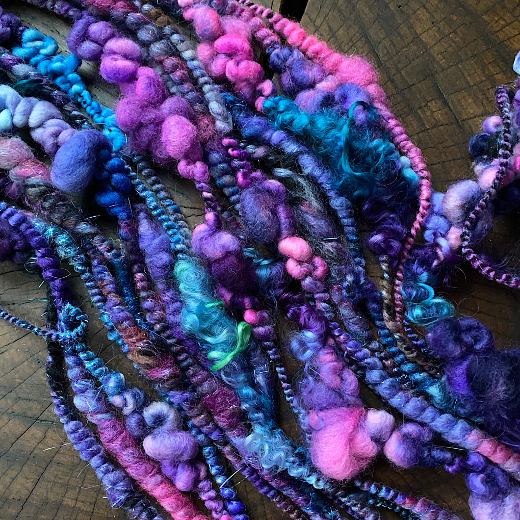 One spell only - Silk and sparkles art yarn