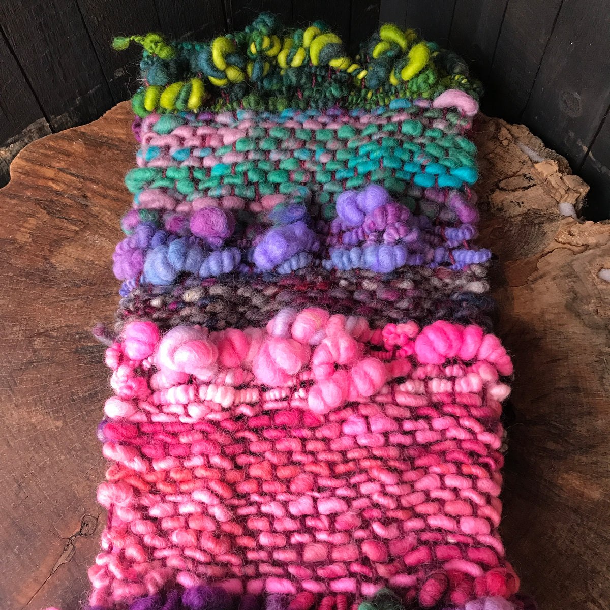 Dark rainbow scarf Foulard charcoal rainbow - Mynoush