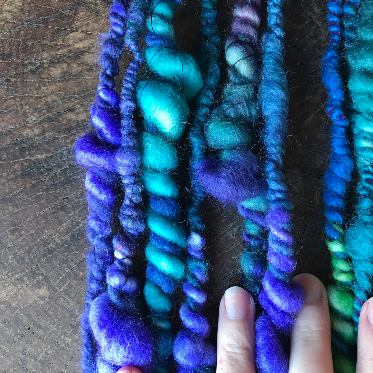 Blue duo art yarn 100g - Mynoush