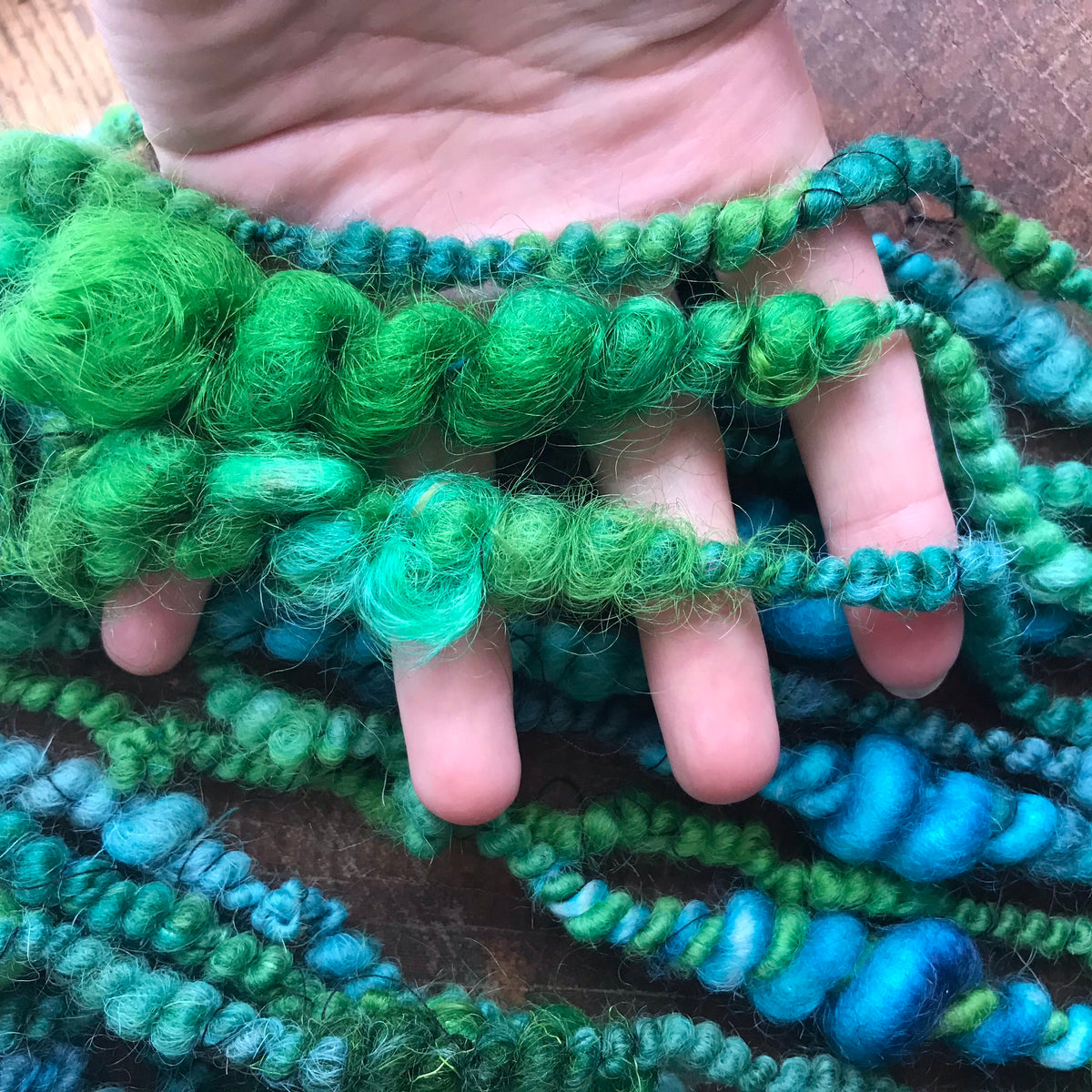 Turquoise Green  art yarn  100g 17y - Mynoush