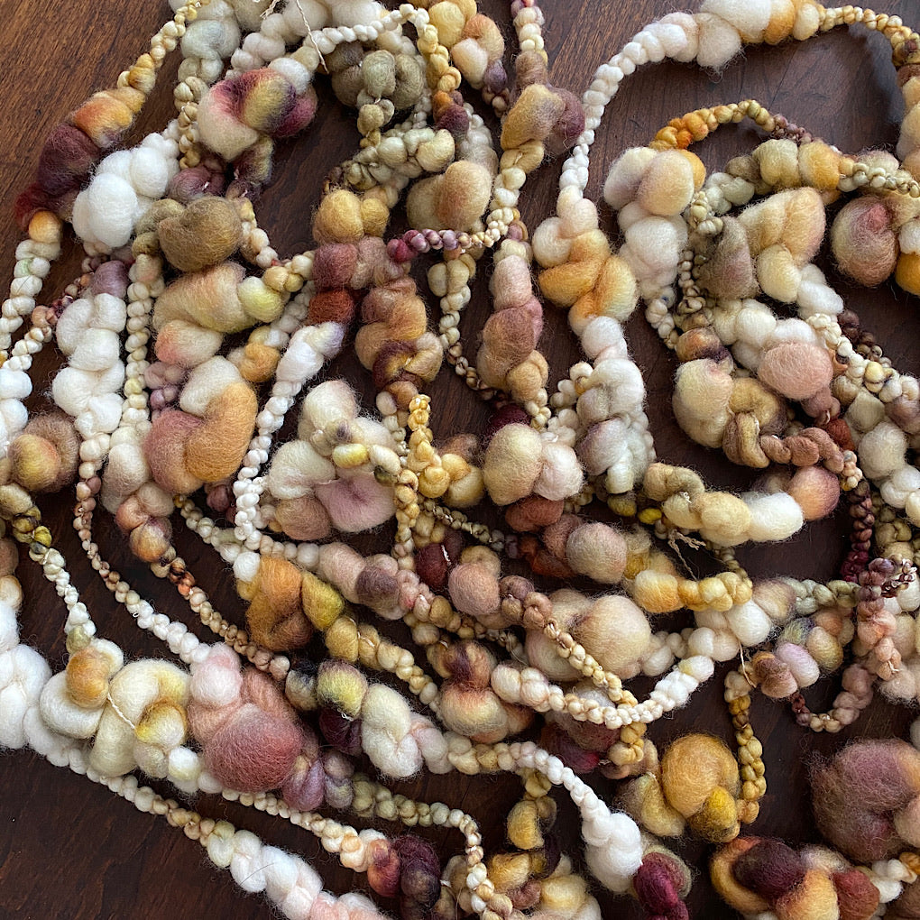 Salty caramel Jumbo boucle Art yarn