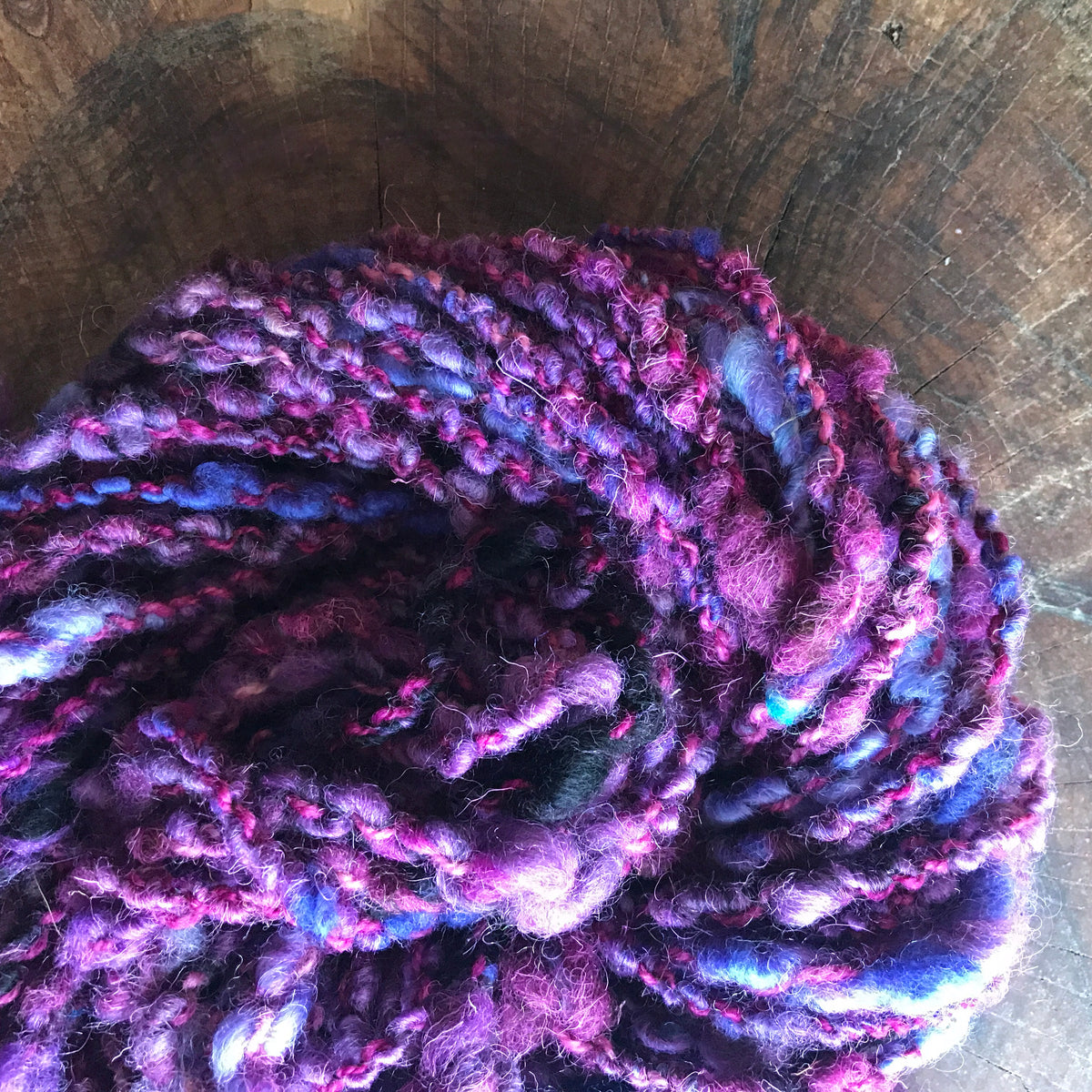 Purple art yarn 100g 29y - Mynoush