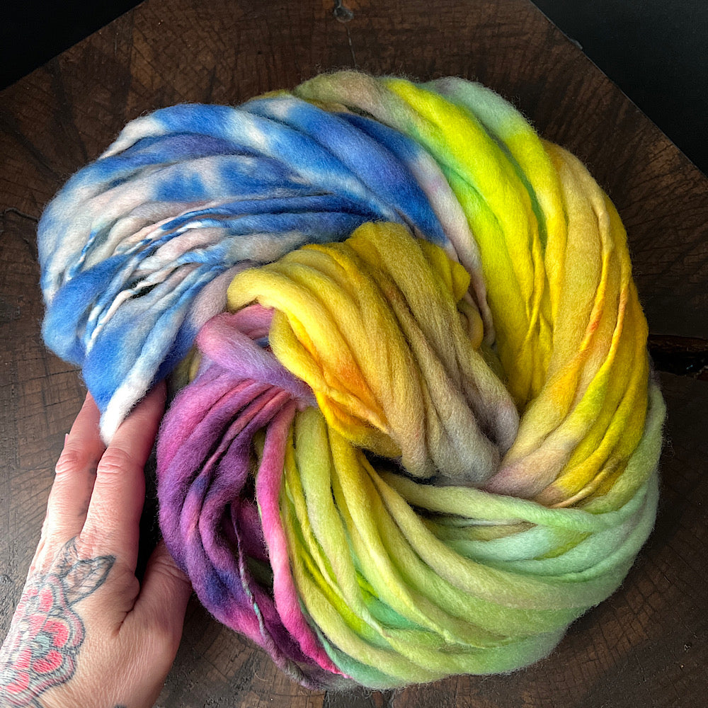 Fluffy yarn set of 3 skeins