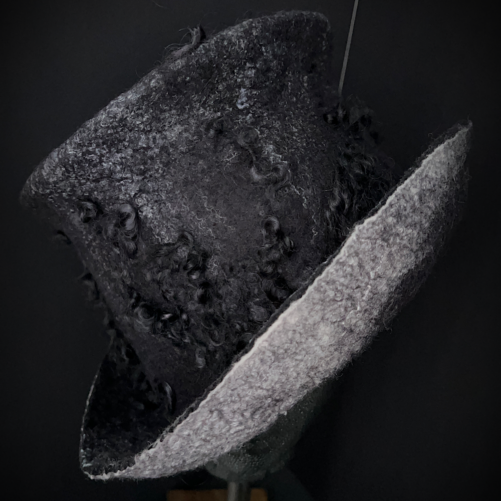 Felted top hat  - 23”