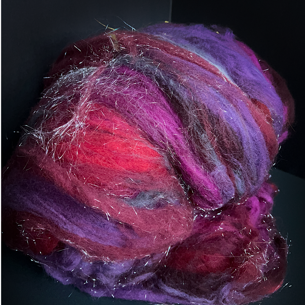 Batt for spinning yarn