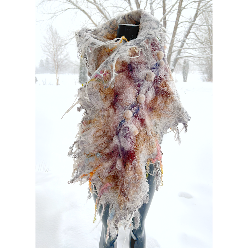Felted Shawl 2023